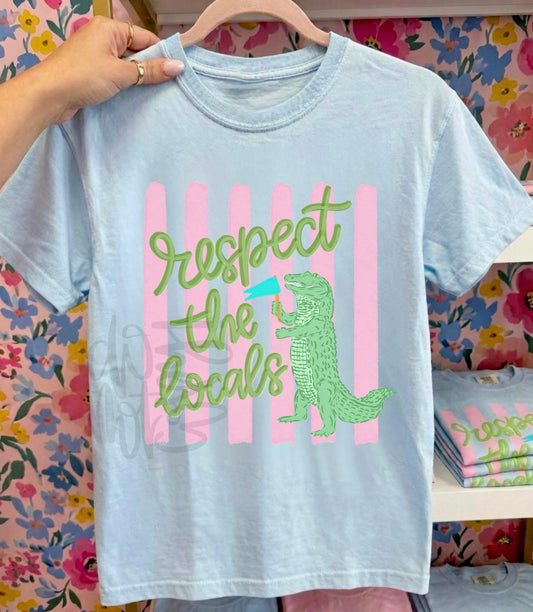 Respect the Locals Summer Comfort Colors Graphic Tee