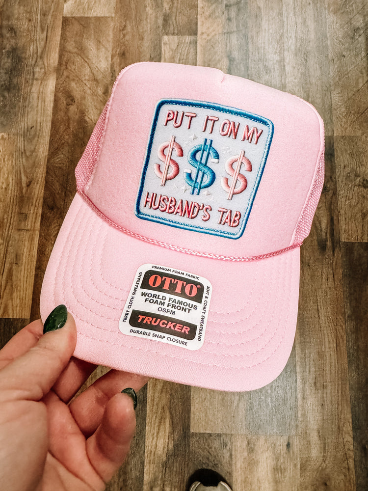 Put It On My Husband's Tab DTF Printed Hat