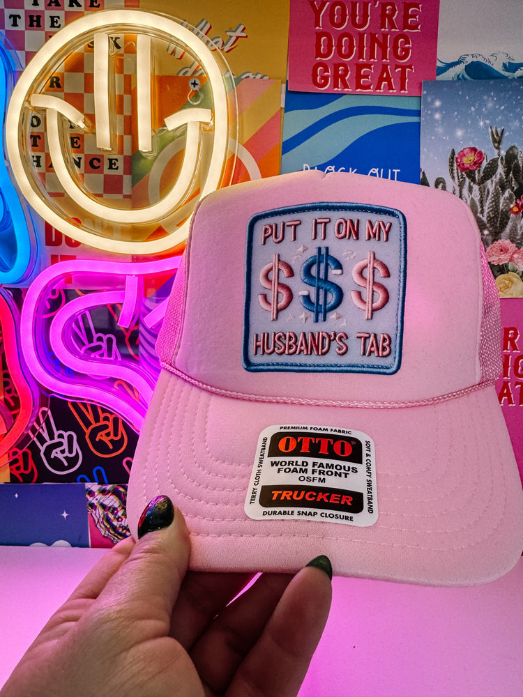 Put It On My Husband's Tab DTF Printed Hat