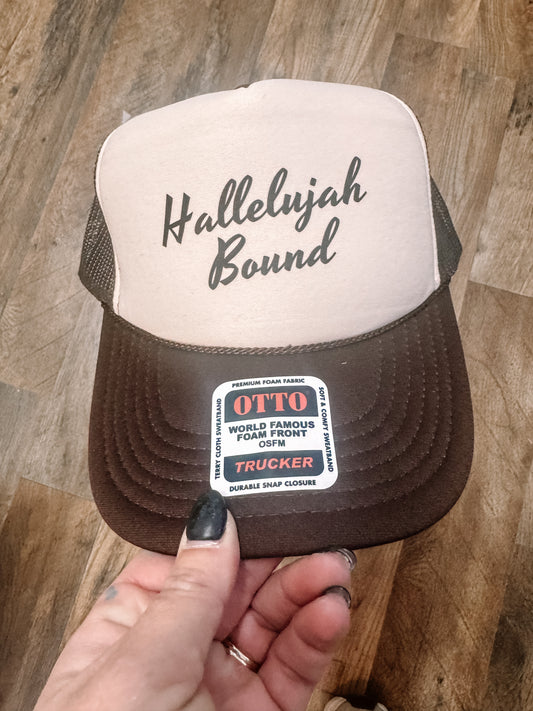 Hallelujah Bound DTF Printed Hat