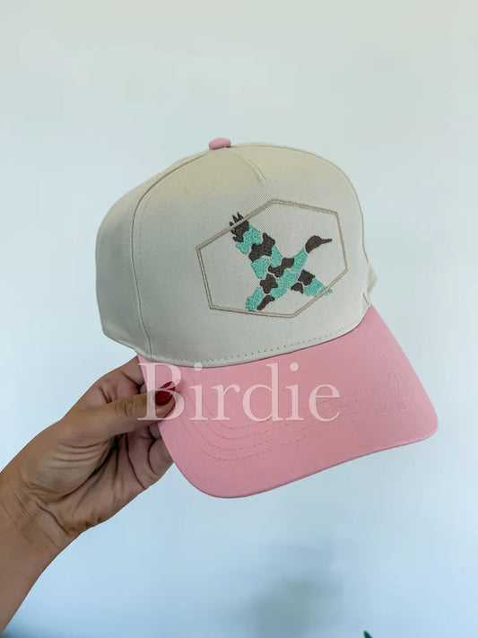 Blush and Beak Embroidered Baseball Hat