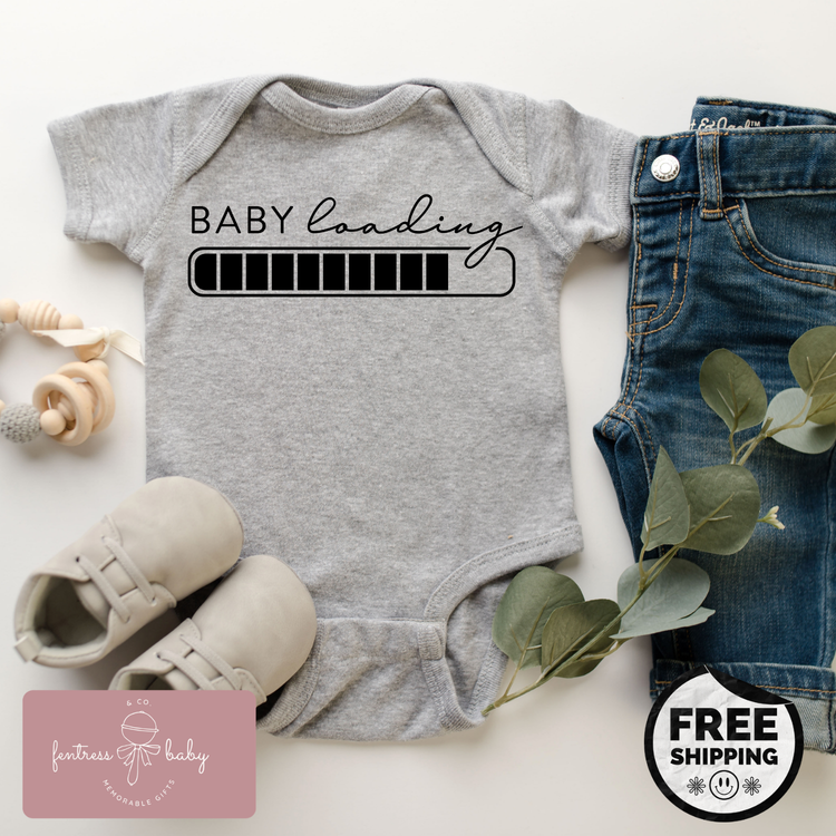 Baby Loading Pregnancy Announcement Onesie