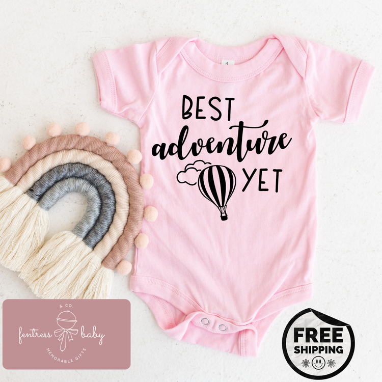 Best Adventure Yet Pregnancy Announcement Onesie
