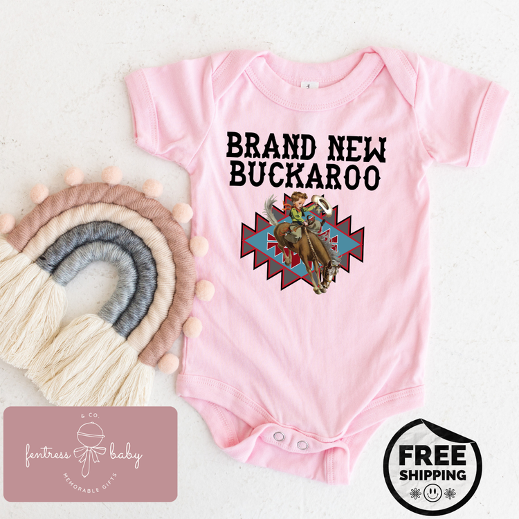 Brand New Buckaroo Pregnancy Announcement Onesie