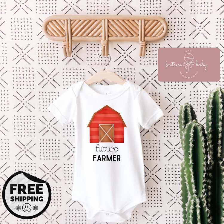 Future Farmer Pregnancy Announcement Onesie
