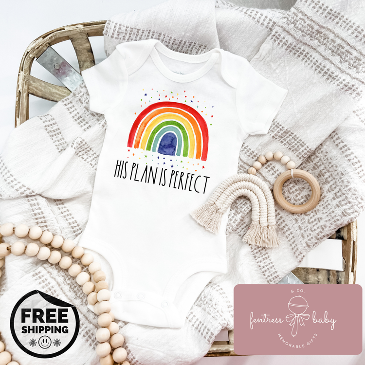 His Plan Is Perfect Pregnancy Announcement Onesie