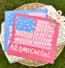 All American Girl 4th of July Comfort Colors Graphic Tee