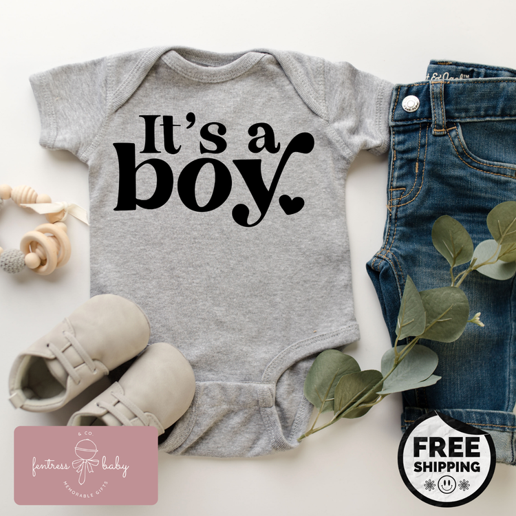 It's A Boy Pregnancy Announcement Onesie