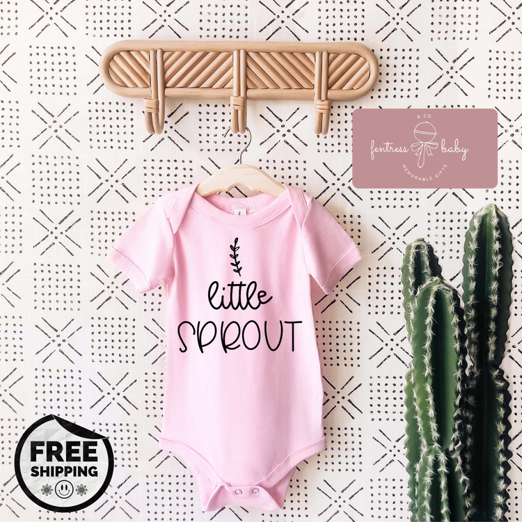 Little Sprout Pregnancy Announcement Onesie