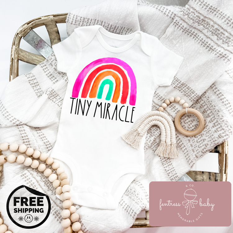 Tiny Miracle Pregnancy Announcement Onesie