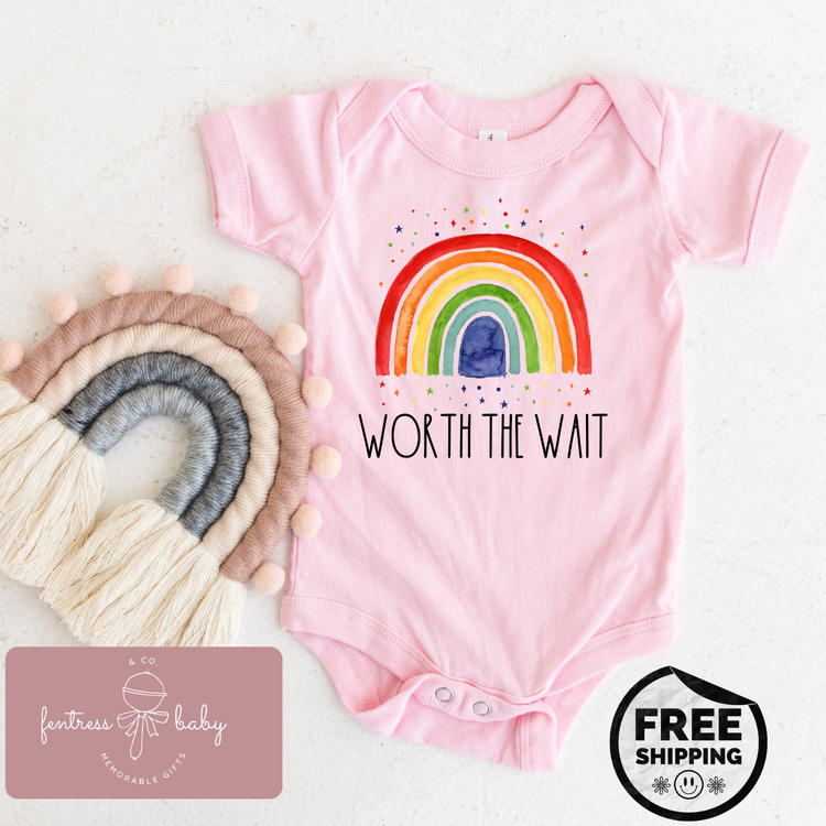 Worth The Wait Pregnancy Announcement Onesie
