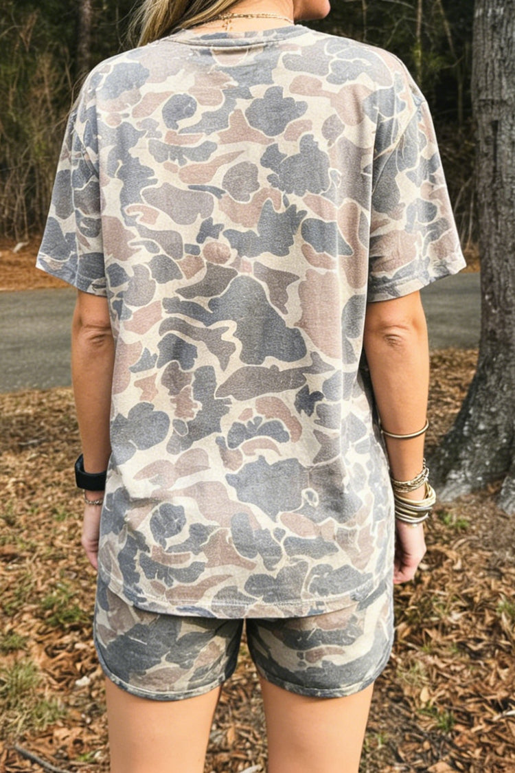 Camouflage Short Set