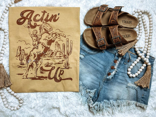 Actin' Up Comfort Colors Graphic Tee