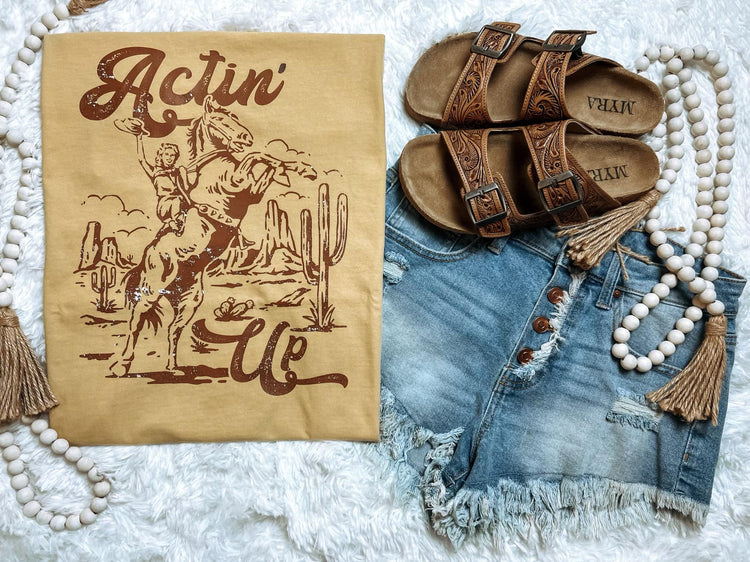 Actin' Up Comfort Colors Graphic Tee
