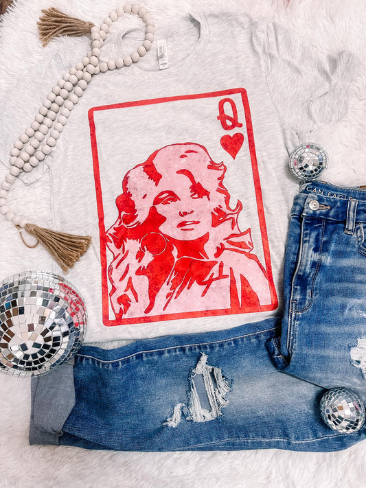 Queen Of Hearts Bella Canvas Graphic Tee
