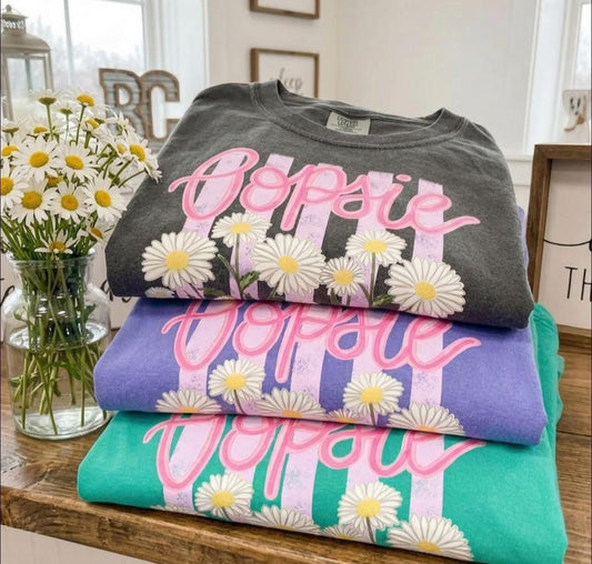 Oopsie Daisy Summer Comfort Colors Graphic Tee