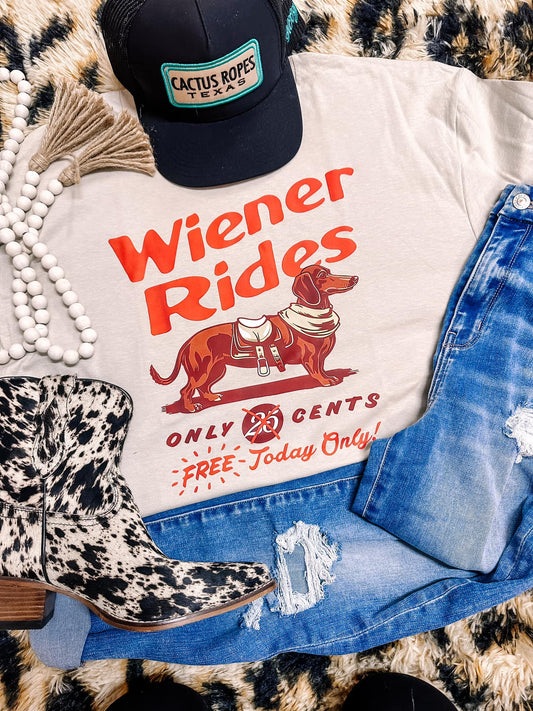 Wiener Rides Gildan Graphic Tee