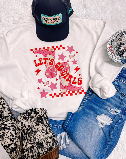 Let's Go Girls Bella Canvas Graphic Tee