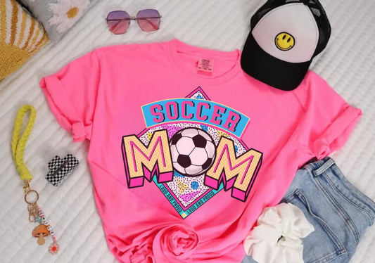Soccer Mom Comfort Colors Graphic Tee