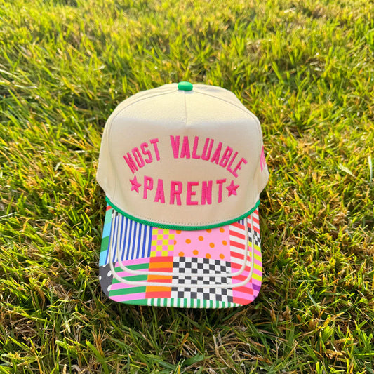 Most Valued Parent MVP Embroidered Baseball Hat