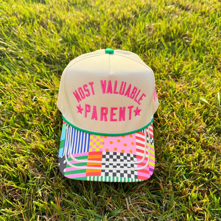 Most Valued Parent MVP Embroidered Baseball Hat