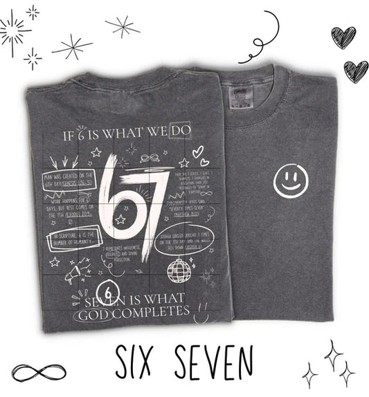 67 on Pepper Comfort Colors Graphic Tee