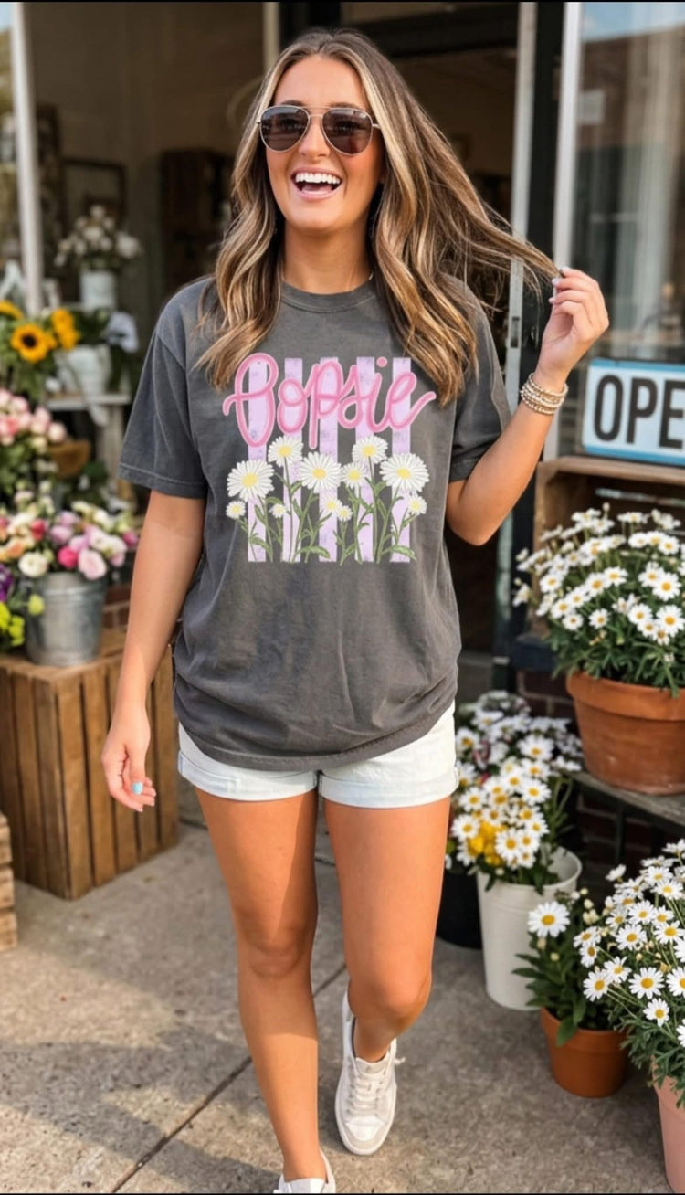 Oopsie Daisy Summer Comfort Colors Graphic Tee