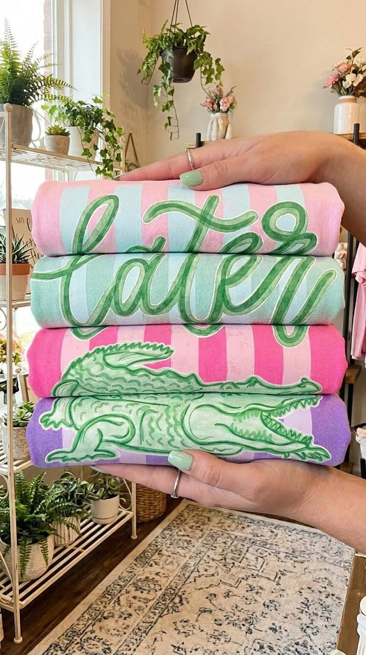 Later Alligator Comfort Colors Graphic Tee