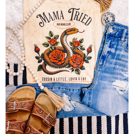 Mama Tried Comfort Colors Graphic Tee