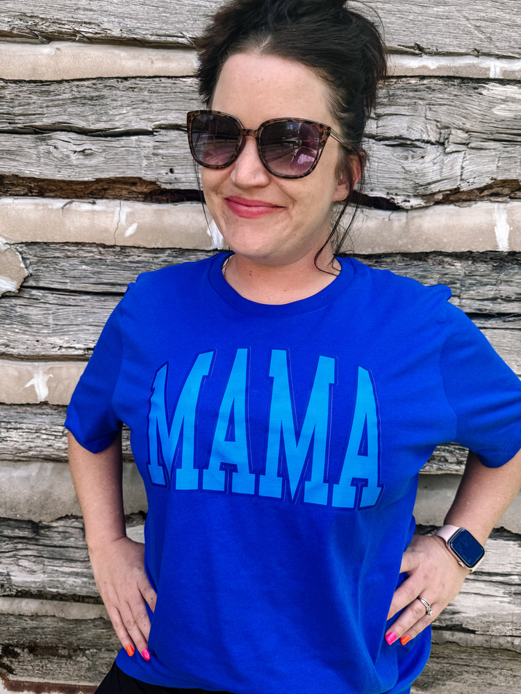 Blue Mama Bella Canvas Graphic Tee