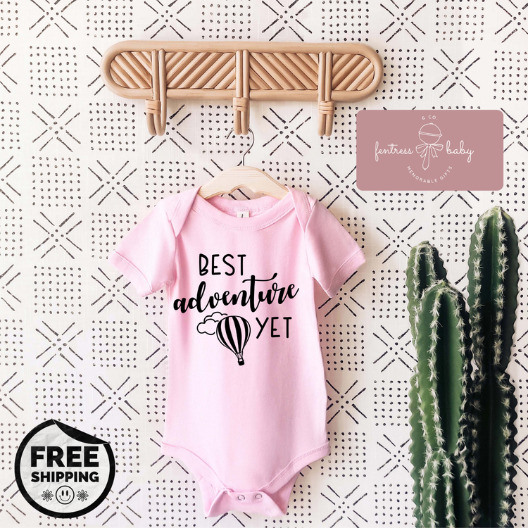 Best Adventure Yet Pregnancy Announcement Onesie