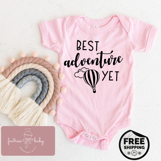 Best Adventure Yet Pregnancy Announcement Onesie