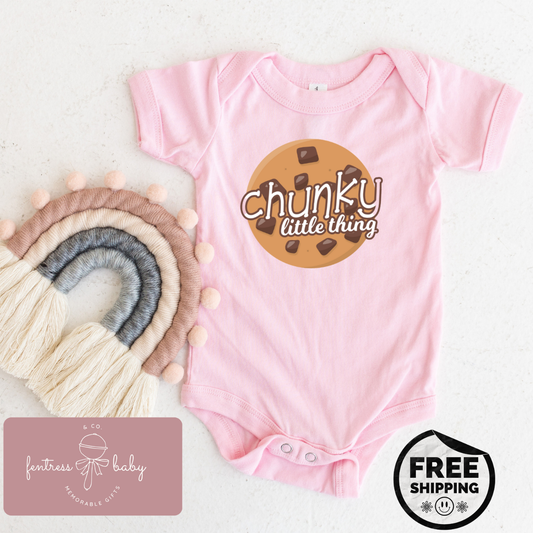 Chunky Little Thing Pregnancy Announcement Onesie