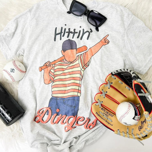 Hittin' Dingers Bella Canvas Graphic Tee