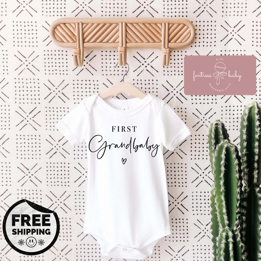 First Grandbaby Pregnancy Announcement Onesie