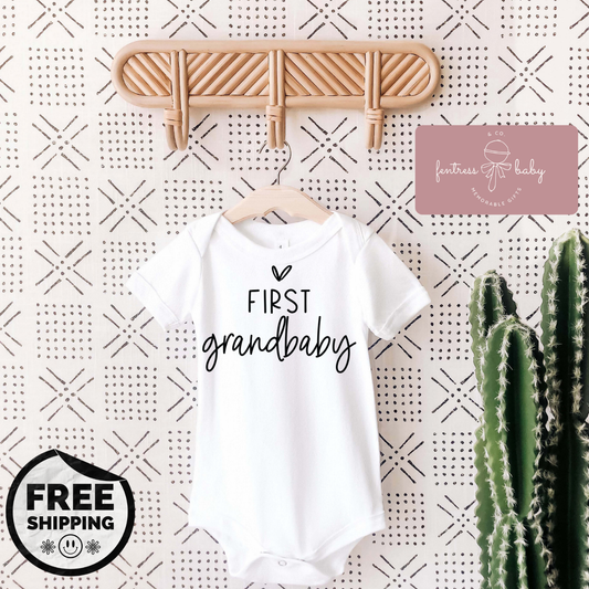First Grandbaby Pregnancy Announcement Onesie