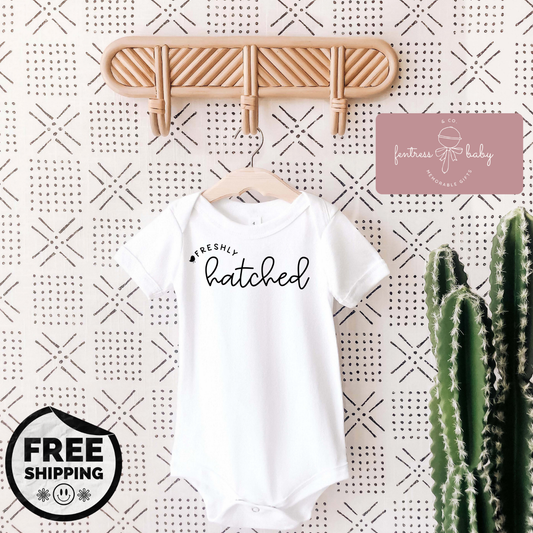 Freshly Hatched Pregnancy Announcement Onesie