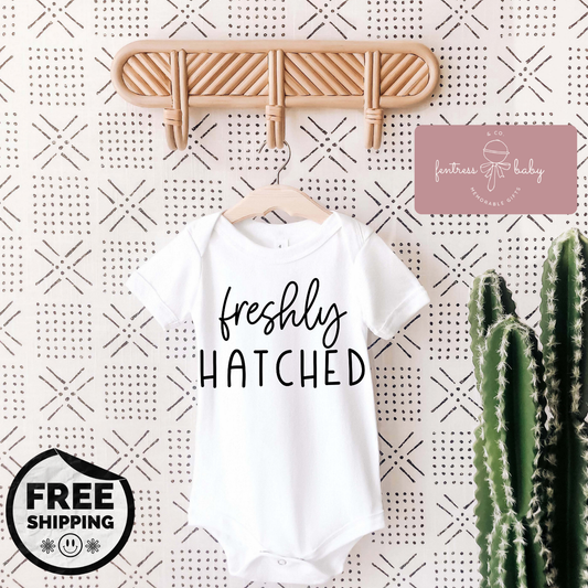 Freshly Hatched Pregnancy Announcement Onesie