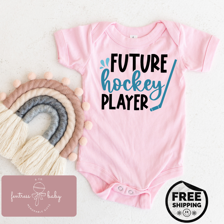 Future Hockey Player Pregnancy Announcement Onesie