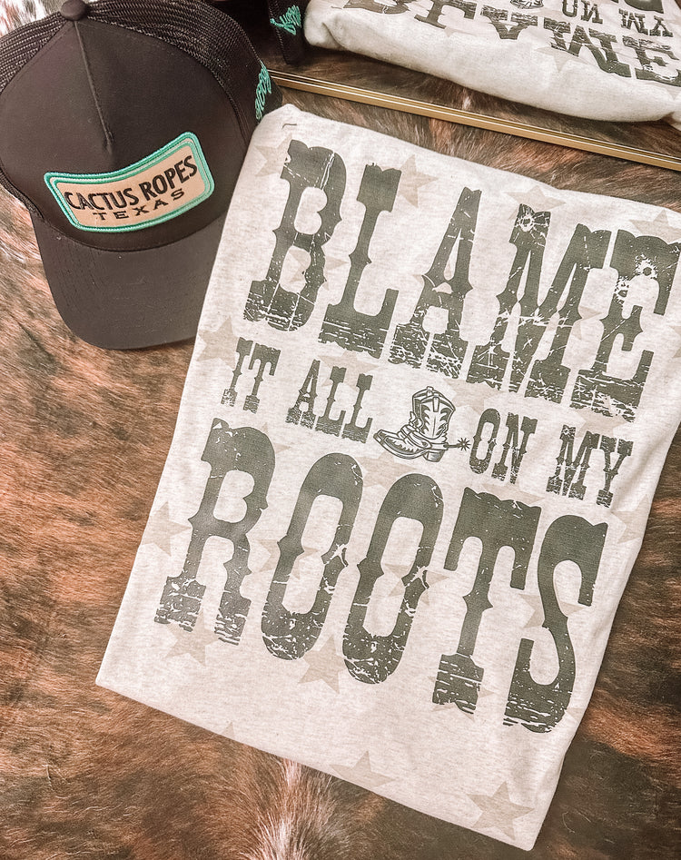 Blame It All On My Boots Code Five Graphic Tee