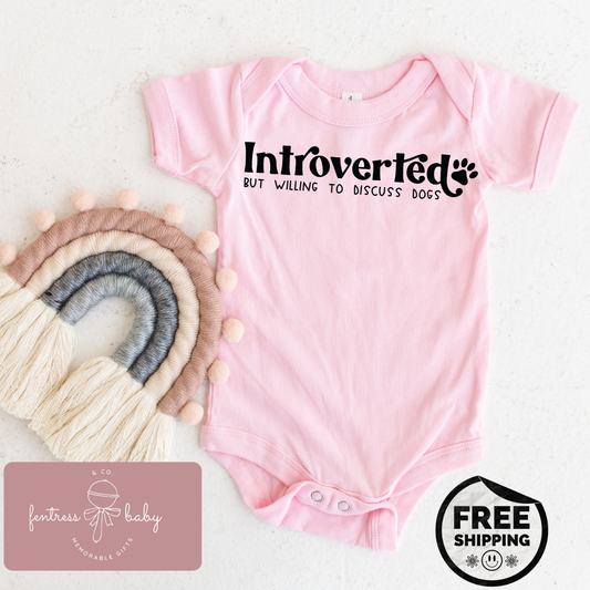 Introverted Pregnancy Announcement Onesie