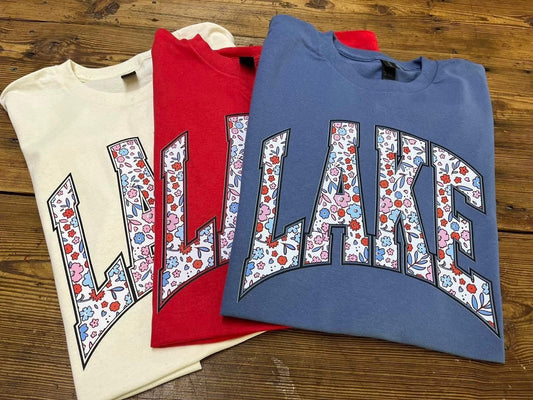 Floral Lake Gildan Graphic Tee