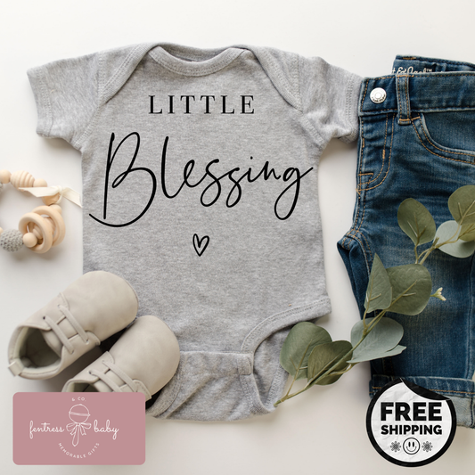 Little Blessing Pregnancy Announcement Onesie