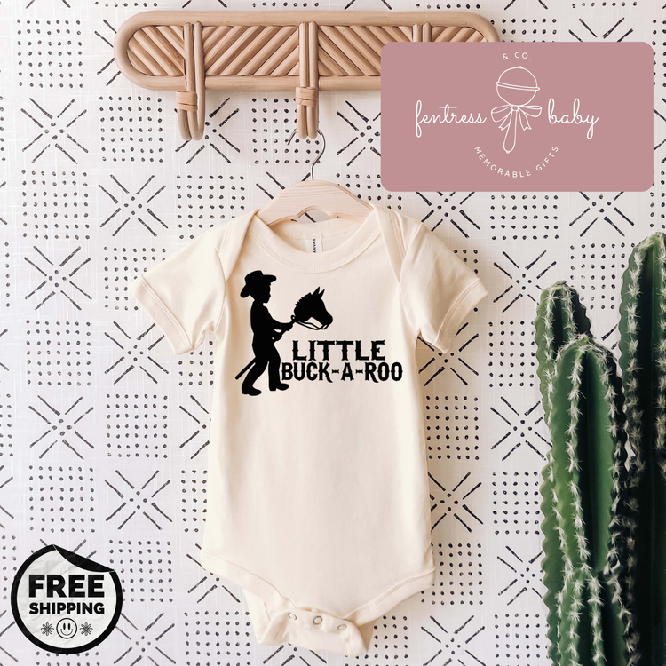 Little Buck-A-Roo Pregnancy Announcement Onesie