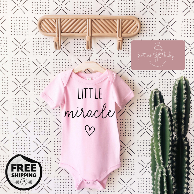 Little Miracle Pregnancy Announcement Onesie