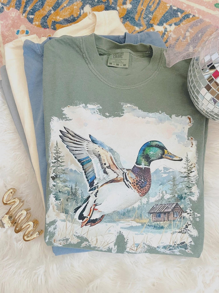 Faded Mallard Comfort Colors Graphic Tee