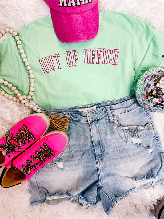 Out Of Office Comfort Colors Graphic Tee