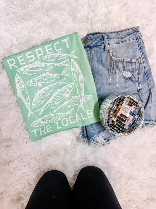 Respect The Locals Bella Canvas Graphic Tee