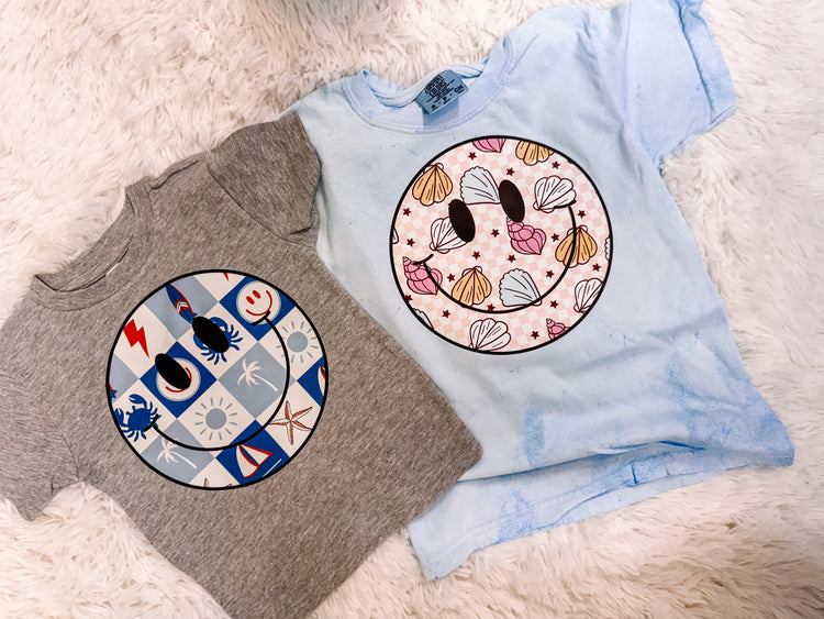 Summer Smiles Bella Canvas Graphic Tee