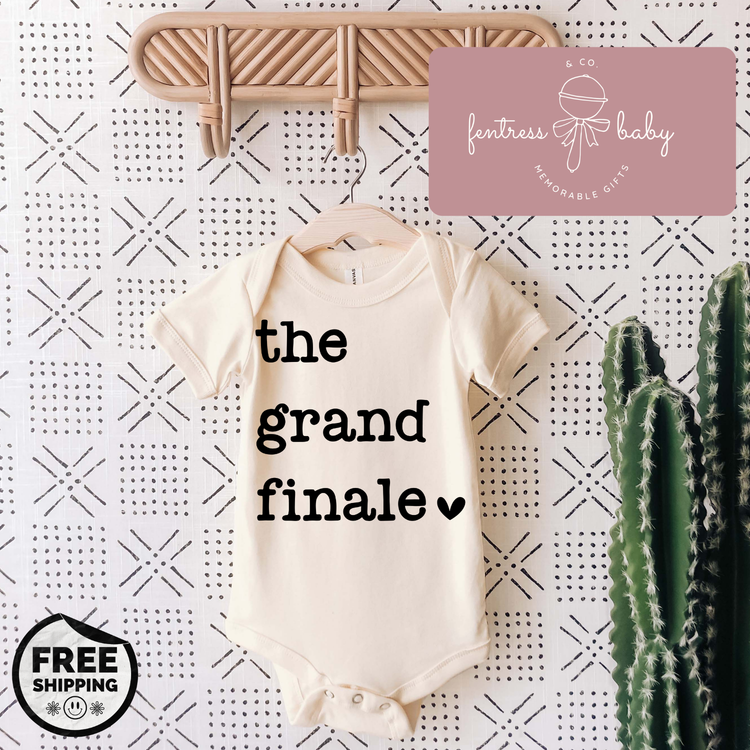 The Grand Finale Pregnancy Announcement Onesie